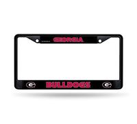 NCAA Rico Industries Standard Chrome License Plate Frame, Georgia Bulldogs