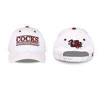 NCAA South Carolina Fighting Gamecocks Unisex Nckname bar Design Hatthe Game Nickname bar Design, White, Adjustable