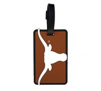 NCAA Texas Longhorns Soft Laser Cut Travel Bag Tag