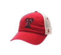 NCAA Texas Tech Red Raiders Adult Men University Relaxed Cap, Adjustable, Team Color/Stone