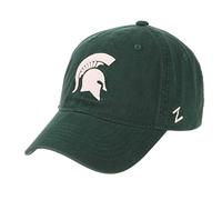 NCAA Zephyr Michigan State Spartans Mens Scholarship Relaxed Hat, Adjustable, Team Color