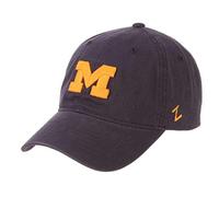 NCAA Zephyr Michigan Wolverines Mens Scholarship Relaxed Hat, Adjustable, Team Color