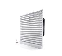 NCCNATMHP Fan filter 204 * 204mm panel cabinet ventilator with DC24V 12V 12038 cooling fan and fan guard(DC24V)