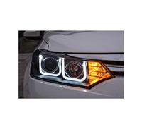 NCGLEQVW Car Styling Headlights Compatible For Toyota Vios 2014-2016 Headlight And Vios Head Lamp Daytime Running Light DRL Bi-Xenon(6000K)