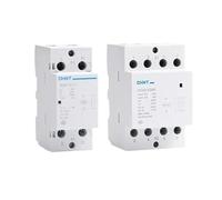 NCH8 20A 25A 40A 63A Din Rail Household AC Contactor 220V 230V 380V 400V 1NO1NC 2NO 2NC 4NO 1 Single 3 Three Phase(Nch8-63,2NO)