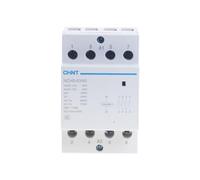 NCH8-63/40 4 Pole 63A 4NO DIN Rail contactor Household Modular contactors AC Contactor