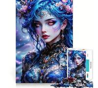 Nchanted Nymph of The Deep Waters 1000 Pieces Jigsaw Puzzles for Adults Strong Logic Toy Relaxing Fun Clear Edge Memorable Gift (38x26cm)