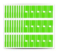 Nchdewui 5 Colours 600 Pcs Cable Labels, Self-Adhesive Cable Labels, Waterproof Wire Cord Label Cable Stickers for Marking & Organizing Cables in Office, Home, School (Green)
