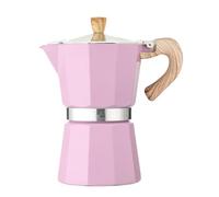 Nchdewui Stovetop Coffee Maker, Moka Pot, Italian Espresso Maker, Easy To Use & Clean, Portable Coffee Makers for Coffee Latte Mocha Cappuccino Macchiato (pink)