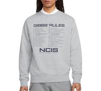 NCIS Gibbs Rules Crew Sweatshirt, Athletic Heather, X-Large