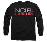 NCIS New Orleans Neon Sign Mens Long Sleeve T Shirt, Black, Small