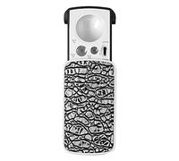 NCKBZYH 30X 60X 90X Pockets Magnifying Magnifier Jeweler Eye Glass Loupe Loop With LED Light Multifunctional Magnifier Chaser of Light