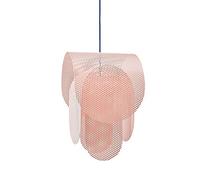 NCKBZYH Nordic Pendant Light Pink Metal Chandelier Lighting Fixture, Modern Drop Ceiling Light Indoor Decor Hanging Lamp, Geometric Chandeliers for Bedroom Cafe Bar, E27 Socket Chaser of Light