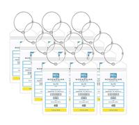 NCL Luggage Tag Holders Fit for Printed (Not Mailed) Norwegian NCL Cruise Ships & Tags for Cruises in 2024 & 2025(12 Pack) (12)