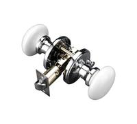 NCL White Door Knobs, Keyless Door Handles, Porcelain Door Levers, Interior Bath Door Knob …