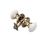 NCL White Door Knobs, Keyless Door Handles, Porcelain Door Levers, Interior Bath Door Knob