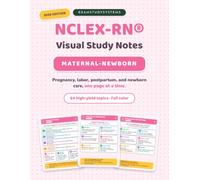 NCLEX-RN Maternal-Newborn Visual Study Notes: 64 Full-Color Study Sheets for OB Nursing: Pregnancy, Labor and Delivery, Postpartum, and Newborn Care, 2026 Edition