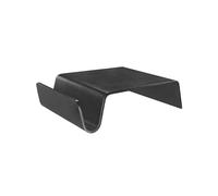 NCLOYN Mid-century Modern Coffee Table, Creative Bentwood End Table Minimalist Sofa Side Table for Bedroom Living Room, Stable & Durable Solid Wood Construction(103x70x28cm(41x28x11inch), Black)