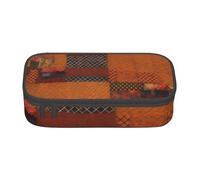 NCLSJFOV African Textile Patchwork Print Pencil Case Pencil Bag Pouch,Portable Desigh,Women Travel Makeup Bag, Purse