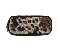 NCLSJFOV Animal Stripe Pen Case with Zipper and Multi-Slot Asthetic Supply for Kids Adult High Capacity Pencil Case Big Pencil Bag Pouch Box Organizer