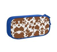 NCLSJFOV Brown Cow Skin Print Pencil Case Pencil Pouch Marker Pen Case Portable Stationery Pencil Bag Cosmetic Bags Pouch pattern27