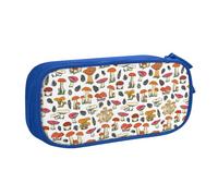 NCLSJFOV Hand Drawn Wild Mushroom Pencil Case Pencil Pouch Marker Pen Case Portable Stationery Pencil Bag Cosmetic Bags Pouch pattern90