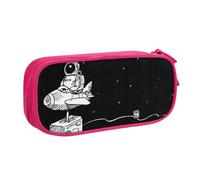 NCLSJFOV Pouch for School Office Supplies Astronaut Galaxy Big Capacity Pen Case Large Capacity Pencil Bag for Students Stationery Pouch Pencil Box Desk Organizer with Smooth Zipper Portable Pencil