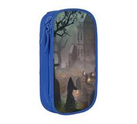 NCLSJFOV Pouch for School Office Supplies Big Capacity Halloween Horror Pen Case Large Capacity Pencil Bag for Students Stationery Pouch Pencil Box Desk Organizer with Smooth Zipper Portable Pencil