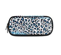 NCLSJFOV Spot Pen Storage Case Blue Pencil Case Pen Bag Multifunctional Pencil Pouch Holder Stationery Organzier for Adults Kids Teen Girls Boys School