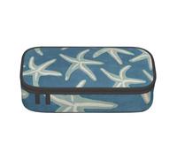 NCLSJFOV Starfish Coastal Wool Print Pencil Case Pencil Bag Pouch,Portable Desigh,Women Travel Makeup Bag, Purse
