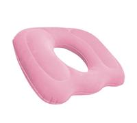 NCONCO Inflatable Donut Cushion, Portable Donut Pillow Seat Cushion, Pressure Relief Hemorrhoid Cushion, Ring Cushions for Women and Men, Blow Up Cushion Seat for Home, Office, Car, Daily Use, Pink