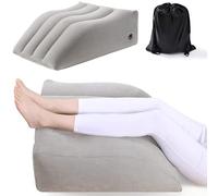 NCONCO Leg Elevation Pillow, Adjustable Inflatable Leg Rest with Storage Bag and Inflation pump for Improving Circulation Reducing Swelling and Injury Recovery Bed Wedge Support