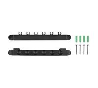 NCONCO Pool Cue Holder, 6 Cues Wooden Wall-Mounted Pool Cue Holder, Pool Cue Rack Bracket Rod Holder, Billiard Pool Table Accessories