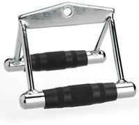 NCONCO V Handle Durable Double Seated Handles Gym Training Bodybuilding Cable Machine Attachment for Pull Down Rope, Tricep Rope, Weight Workout