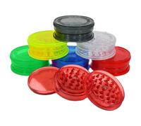 NCS35® 12x Premium 3 Part Plastic Salt Herb and Spice Grinder 60mm Magnetic Shark Teeth Assorted Colours Portable Herbal Dispoable & Reuseable Durable Pocket Sized Unisex Gift