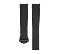 NCSAJCNX Compatible With TAG HEUER 43mm WAY Aquaracer Calibre 5 300 500 41mm 20mm Waterproof Silicone Watchband Natural Rubber Watch Strap 21mm 22mm(Black black clasp)