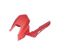 NCSAJCNX Motorcycle Mudguard Fender Chain Cover Rear Chain Mud Splash Guard Protector Accessories Compatible With Yamaha MT07 FZ07 2013-2020(Red)