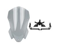NCSAJCNX Motorcycle Touring Windshield Visor Tall Windscreen Wind Shield Deflector Compatible With BMW S 1000 R S1000 R S1000R 2021 2022 2023 2024(Dark Grey)