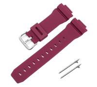 NCSAJCNX Watch Band Compatible With Casio G-Shock GM-2100 GM-S2100 GA-2100 GM-5600/GA5600 Silicone Watch Strap Men's Sports Waterproof Bracelet(Red silver)