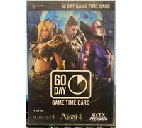 NCSOFT 60 DAY GAME TIME CARD PC City Of Heroes - Does Not Include The Game