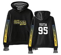 NCT Kpop Fake Two Hoodies NCT127 WE are Super Human Sweatshirt Pullover DOYOUNG JAEHYUN Johnny JUNGWOO Mark Taeil TAEYONG YUTA Casual Coats Long Sleeve Sweat Fashion Tops for Women