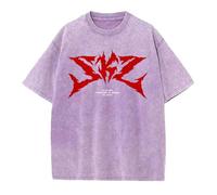 NCTCITY Men Women Distressed T-Shirts Unisex Short Sleeve Vintage Tee Tops Cotton Casual Blouse Streetwear for Teen Stray Kids Everywhere All Around The World
