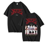 NCTCITY Men Women T-Shirts Short Sleeve Tops Unisex Tee Tops Cotton Casual Loose Blouse Streetwear for Teen Stray Kids Dominate BangChan Lee Know Changbin Hyunjin Han Felix Seungmin I.N