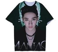 NCTCITY Men Women T-Shirts Summer Short Sleeved Tops Round Neck Tee Tops ODDINARY 3D Digital Print Casual Blouse MANIAC BangChan Changbin Hyunjin Felix Seungmin Jeongin Jisung Minho