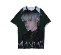 NCTCITY Men Women T-Shirts Summer Short Sleeved Tops Round Neck Tee Tops ODDINARY 3D Digital Print Casual Blouse MANIAC BangChan Changbin Hyunjin Felix Seungmin Jeongin Jisung Minho