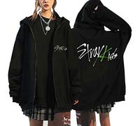 NCTCITY Men Women Y2k Zipper Hoodie Stray Kids Pullover MANIAC Printed Hooded Sweatshirts Casual Jacket Streetwear Outwear Top For Fans Felix Seungmin I.N