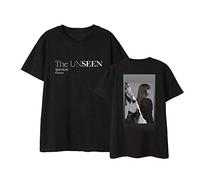 NCTCITY Taeyeon T-Shirts Summer Print Short Sleeve Pullover Cotton Tee Tops Round Neck Shirts Casual Loose Blouse for Men Women Fans Black