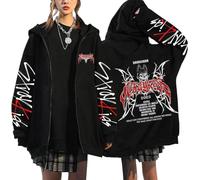 NCTCITY Y2k Zip Up Hoodie Hooded Sweatshirts Stray Kids Merch Cute Cartoon Animal Printed Casual E-Girl 90s Jacket Harajuku Streetwear Top World Tour Hyunjin Han Felix Seungmin I.N