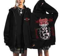 NCTCITY Y2k Zip Up Hoodie Unisex Hooded Sweatshirts dominATE Casual E-Girl 90s Oversized Jacket Harajuku Streetwear Top BangChan Lee Know Changbin Hyunjin Han Felix Seungmin I.N