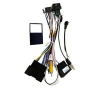 NCTPICLC 9 Inch 2din Car Dashboard Radio Panel Mount Double DVD Frame Installation Kit For Escape For Kuga For C-max 2011-2018 Navigation Frame Dash Radio Bezel(Canbus and cable)